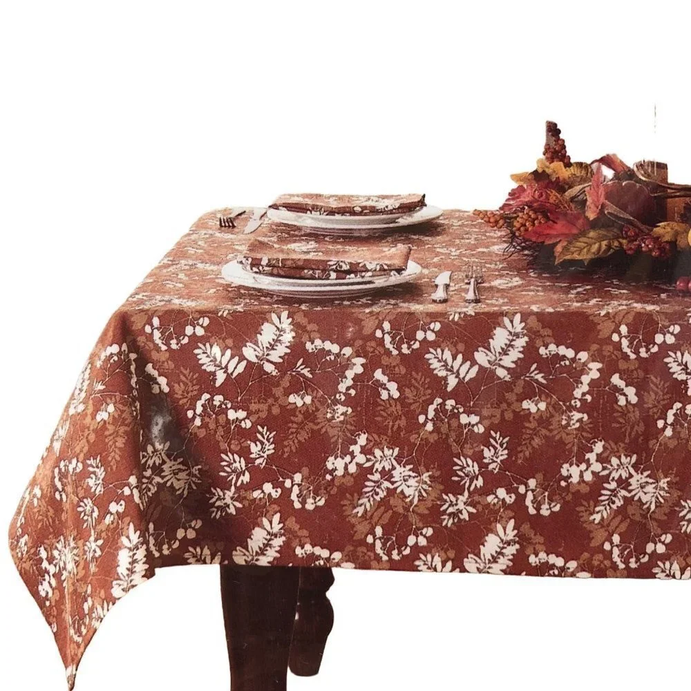 AUTUMN FOLIAGE OBLONG/OVAL‎ TABLECLOTH 60